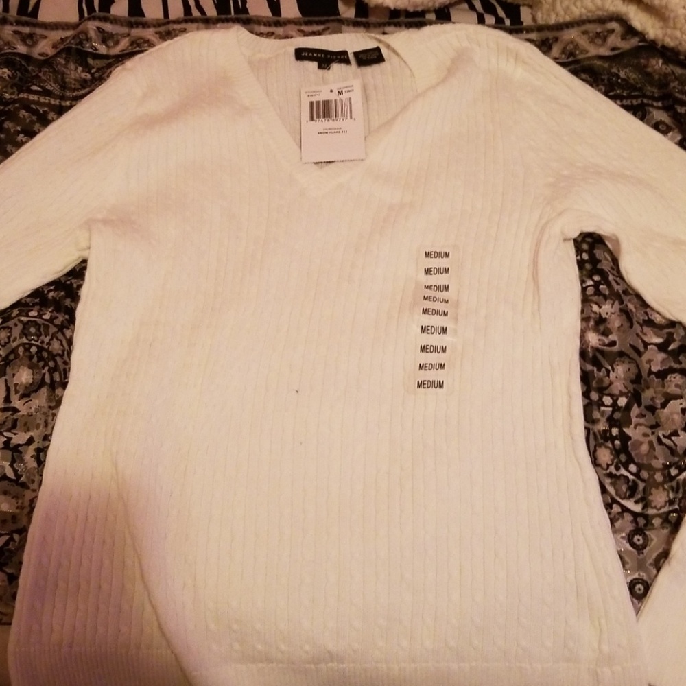 White sweater